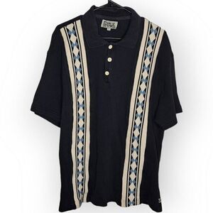 5 Crowns Men's Vintage 90s Cotton Argyle Button Up Casual Shirt size XL